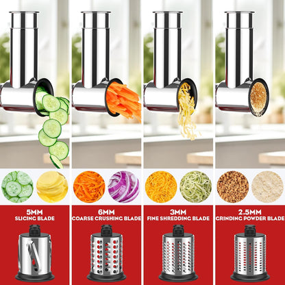 Stainless Steel Slicer Shredder Attachment for Kitchenaid Stand Mixer
