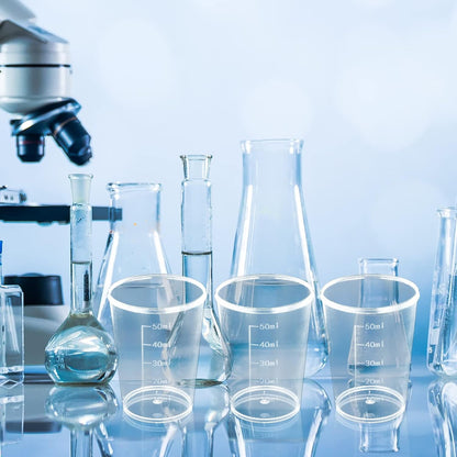 100 Pcs 100mL Plastic Graduated Beakers for Epoxy Resin