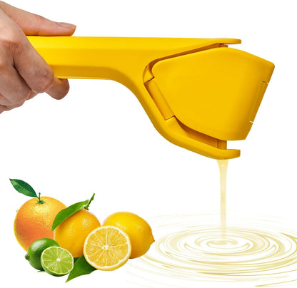 Manual Lemon Squeezer, Hand Lemon Squeezer, Durability and longevity, Easy to Use & Dishwasher Safe, Lemon Juicer, Citrus Juicer, Lemon Juicer Squeezer to Squeeze Lemons, Yellow