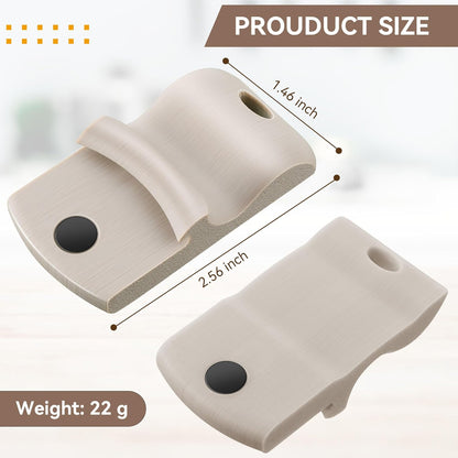 2 Pack Canning Jar Opener with Magnets, Mason Jar Opener For Canning Lids, Regular and Wide Mouth Lids, Powerful Magnet for Easy Refrigerator Storage, Releases Vacuum Seal– Patent Pending(Red)
