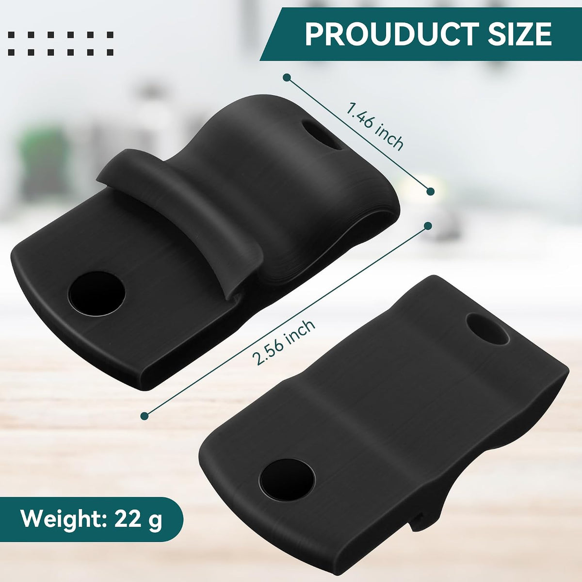 2 Pack Canning Jar Opener with Magnets, Mason Jar Opener For Canning Lids, Regular and Wide Mouth Lids, Powerful Magnet for Easy Refrigerator Storage, Releases Vacuum Seal– Patent Pending(Red)