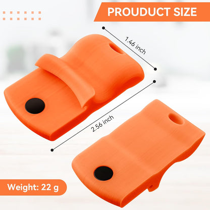 2 Pack Canning Jar Opener with Magnets, Mason Jar Opener For Canning Lids, Regular and Wide Mouth Lids, Powerful Magnet for Easy Refrigerator Storage, Releases Vacuum Seal– Patent Pending(Red)