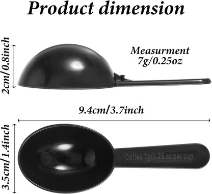 Plastic Coffee Measuring Spoons, 5 Pack Tablespoon Measuring Spoon 7g Short Handle Coffee Scoop for Tea, Protein, Spices, Milk Powders,Sugar, Cereal, Spices