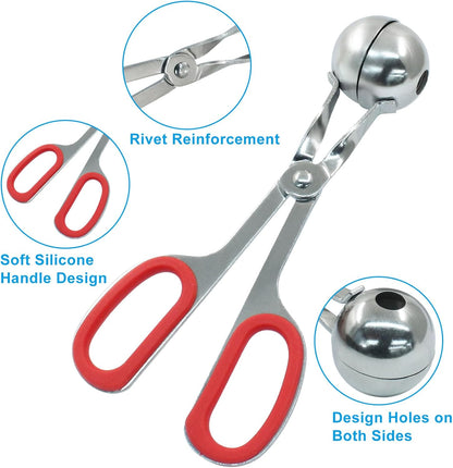1.38" Meatball Maker, Red