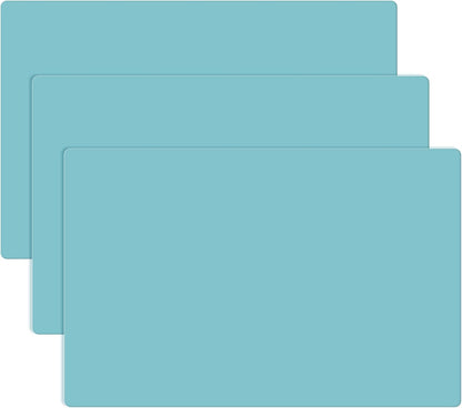 3Pack Silicone Sheet for Crafts, Resin Jewelry Casting Molds Mat, Food Grade Silicone Placemat, Multipurpose Table Protector, Nonstick Nonskid Heat-Resistant, Black&Gray&Beige (15.7x11.8inch)