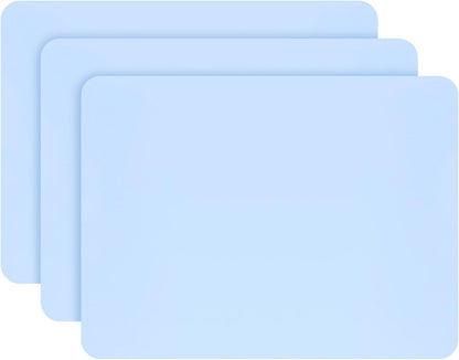 3Pack Silicone Sheet for Crafts, Resin Jewelry Casting Molds Mat, Food Grade Silicone Placemat, Multipurpose Table Protector, Nonstick Nonskid Heat-Resistant, Black&Gray&Beige (15.7x11.8inch)