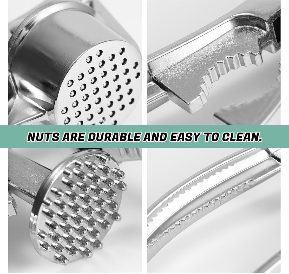Aluminum Garlic Press with Peeler Dual Use for Garlic Nuts Ginger