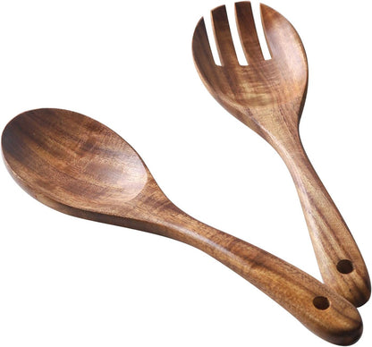 Acacia Salad Servers, 10-inch, Set of 2