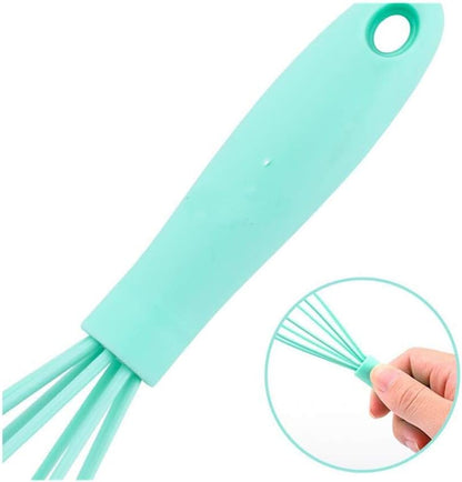Silicone Whisk 5 Pcs Colorful Kitchen Mini Silicone Whisks