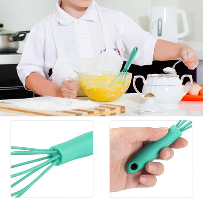Silicone Whisk 5 Pcs Colorful Kitchen Mini Silicone Whisks