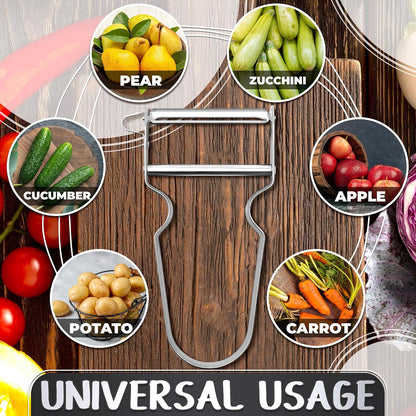 Y-Shaped Stainless Steel Potato Peeler with Ergonomic Handle