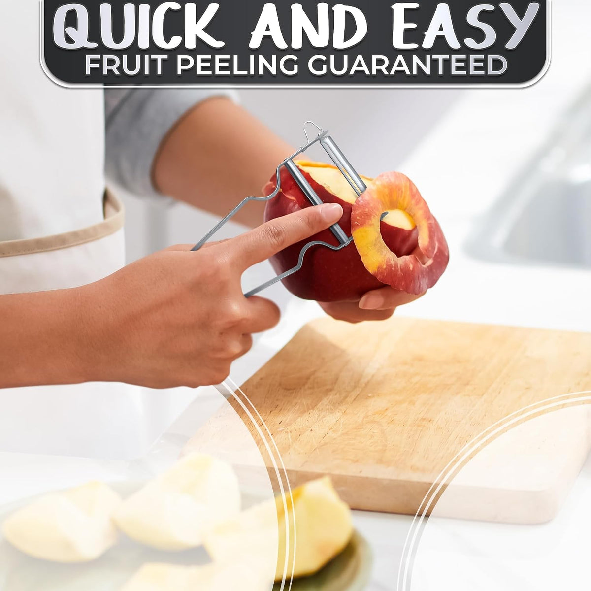 Y-Shaped Stainless Steel Potato Peeler with Ergonomic Handle
