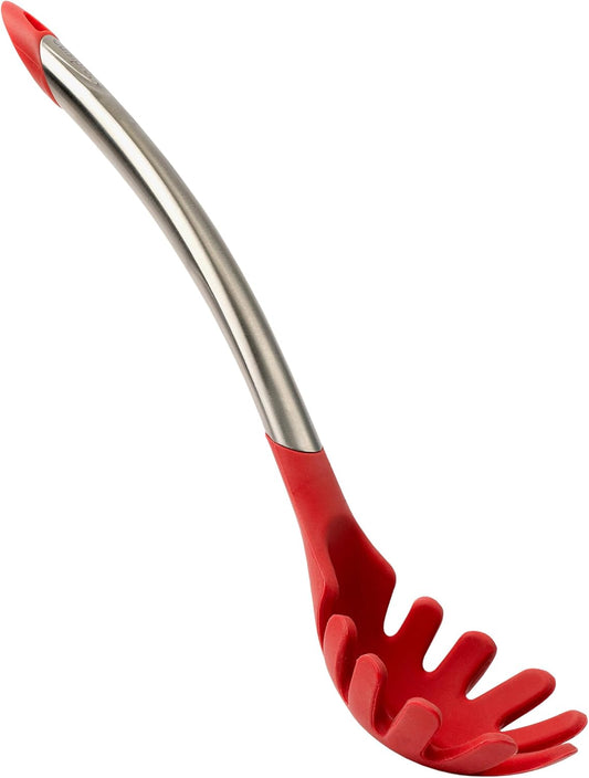 Silicone Spaghetti Server, 12.25-Inch, Red, Red (7112512L)