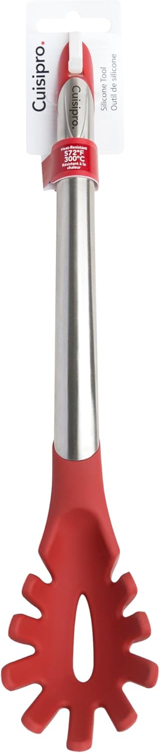 Silicone Spaghetti Server, 12.25-Inch, Red, Red (7112512L)