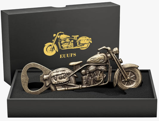 Motorcycle Gifts for Men, Beer Bottle Opener Gift for Christmas Fathers Day