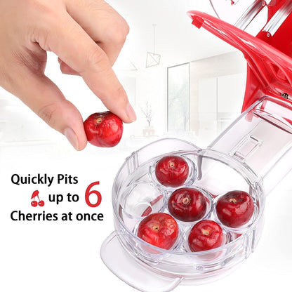 Cherry Pitter Cherry Pitter Tool Remove 6 pits/time-Red