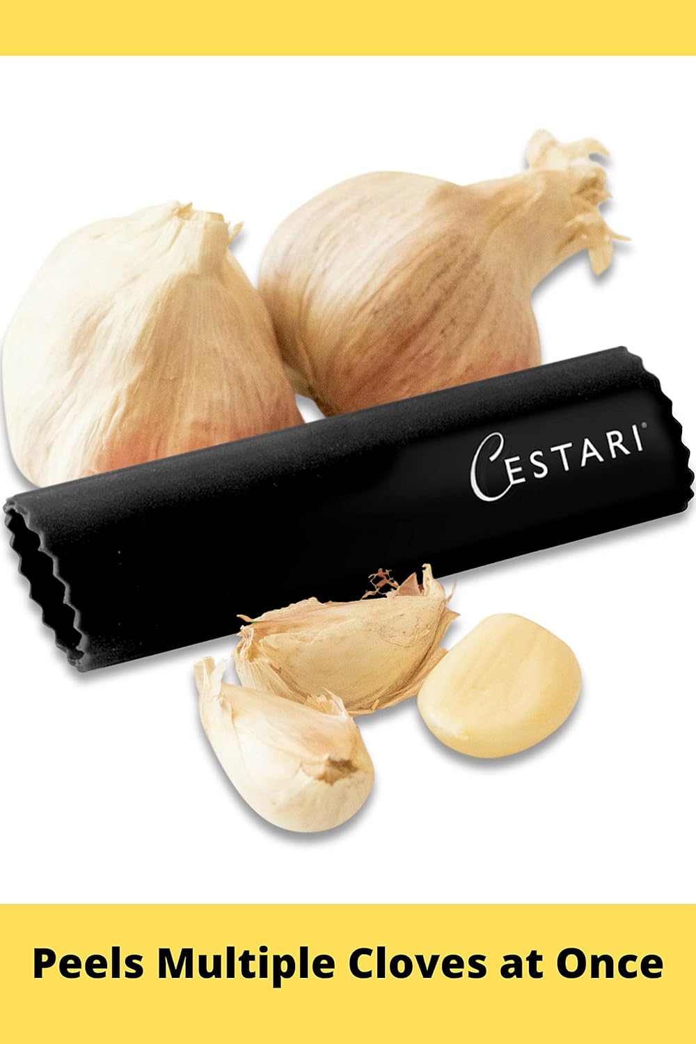 Silicone Garlic Peeler Roller Tube – Effortless Garlic Skin Remover