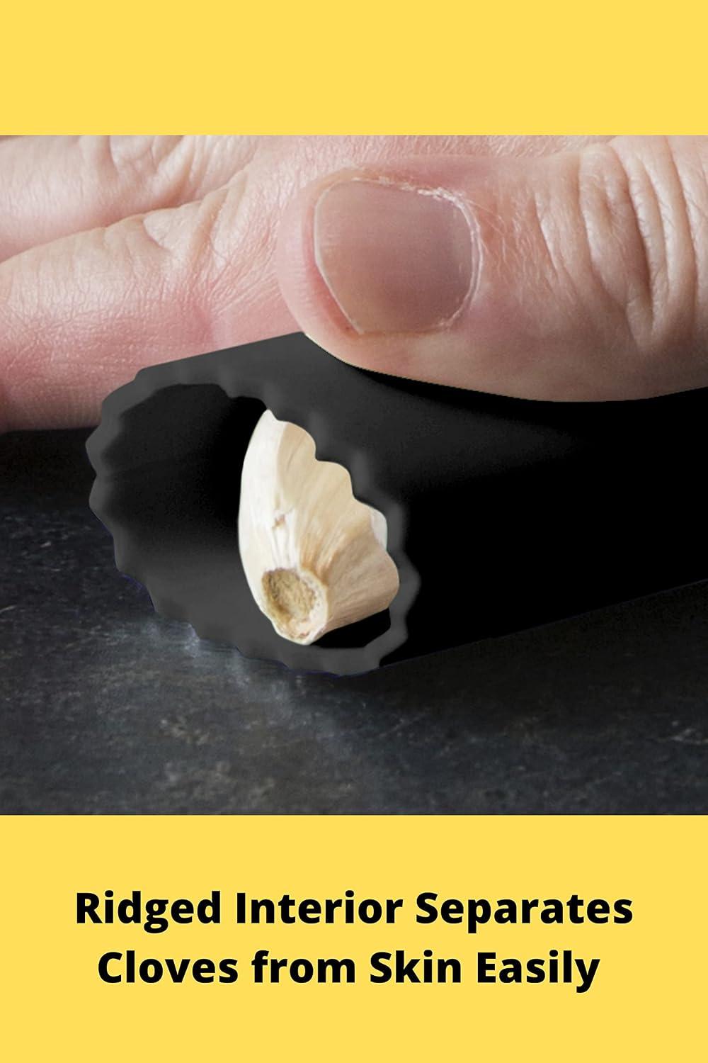 Silicone Garlic Peeler Roller Tube – Effortless Garlic Skin Remover