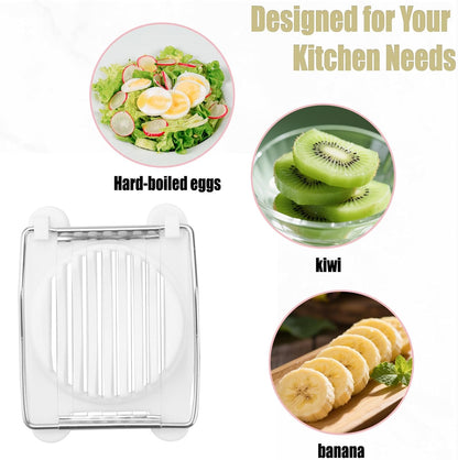 Egg Slicer for Hard Boiled Eggs Slicer Cutter,Strawberry Slicer