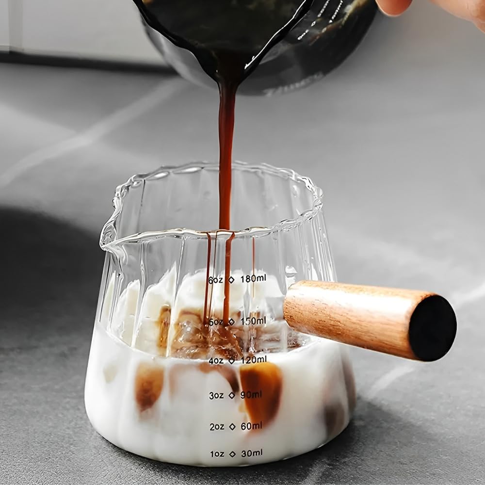 2Pcs Espresso Shot Glass,6oz Espresso Cups