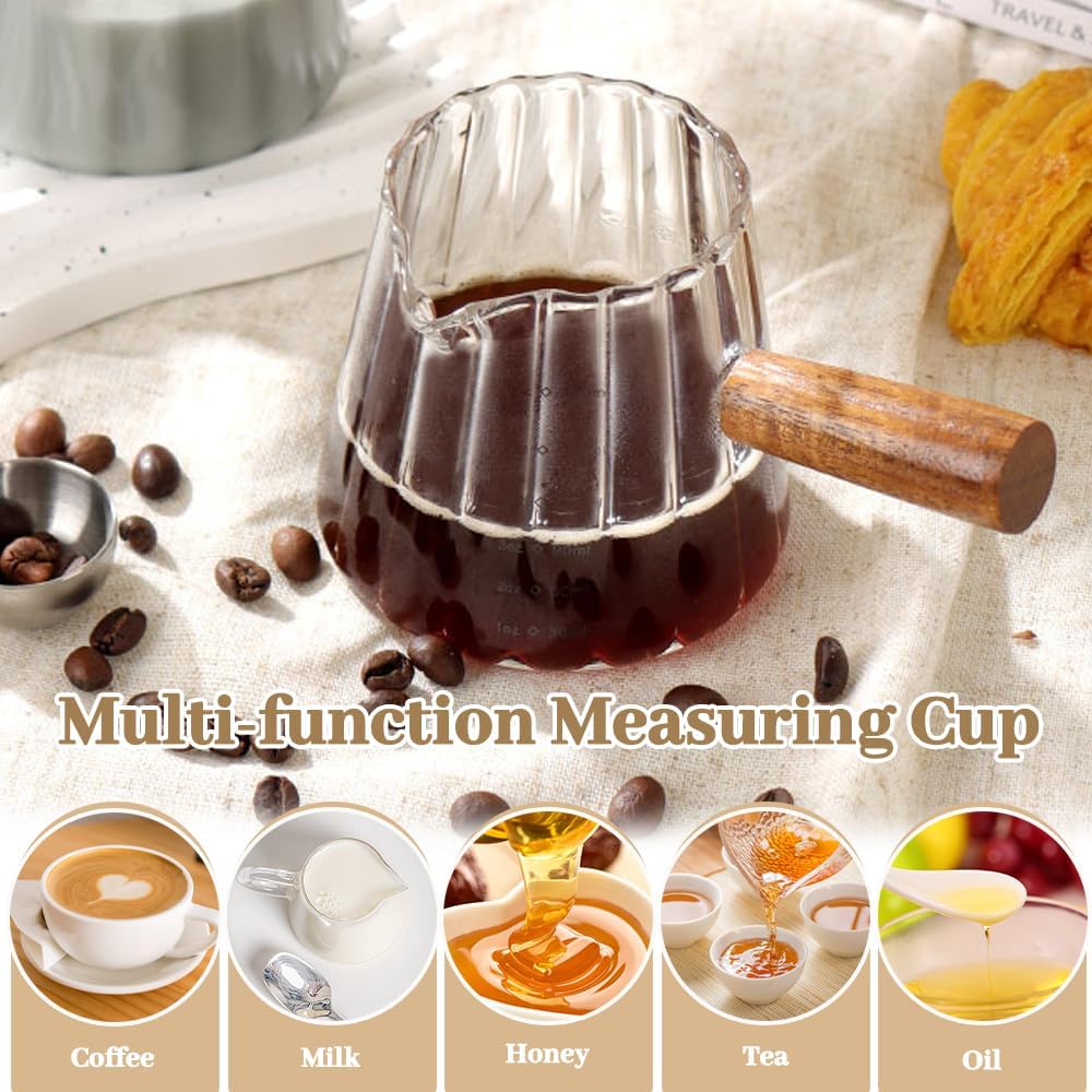 2Pcs Espresso Shot Glass,6oz Espresso Cups