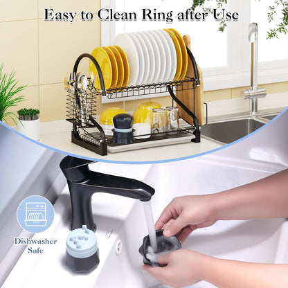 Garlic Crusher, Garlic Press Also for Ginger, Nuts, Chili, Herbs, Twist Mincer Easy Squeeze Manual Press Peeler with Peeler And Scraper, Easy to Clean