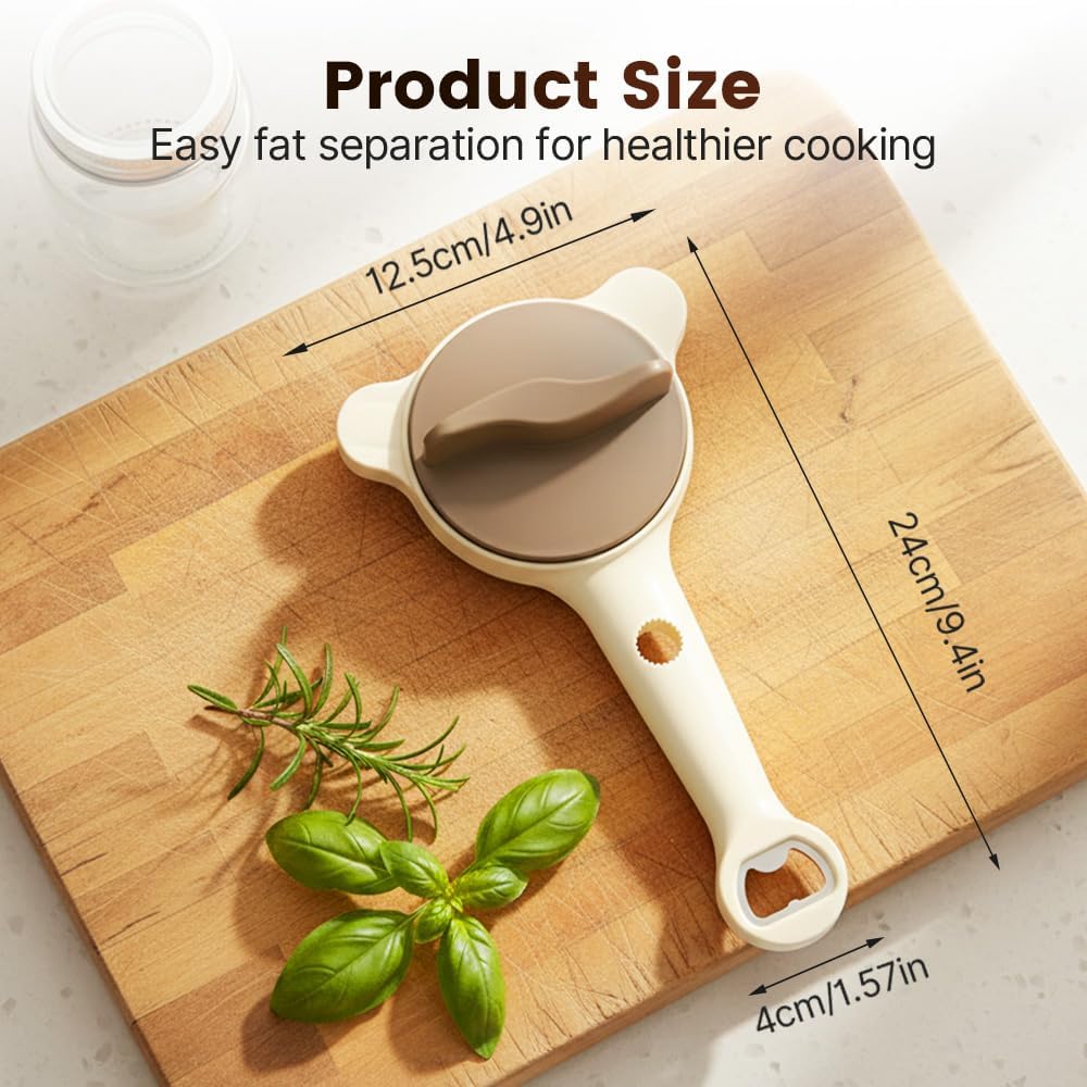 2026 New 4-in-1 Jar Opener - Adjustable Stainless Steel Lid Remover for Seniors & Arthritis Sufferers, Fits Kitchen Jars, Bottles & Cans