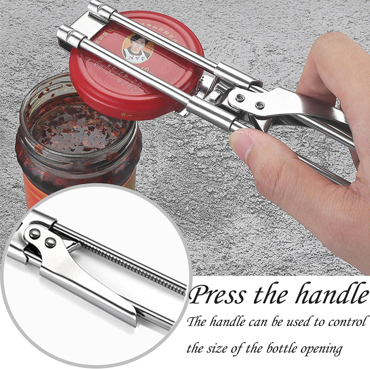 Can Opener Adjustable Jar Openers for Seniors Kitchen Accessories