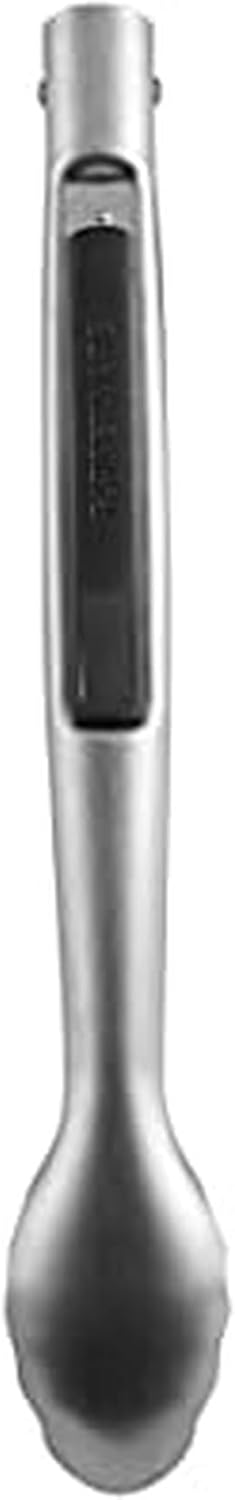 5216358 Professional Stainless Steel and Heat Resistant Nylon Locking Kitchen Tongs with Silicone Tips, 12-Inch