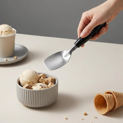 4 Pack Ice Cream Spade Heavy Duty - Stainless Steel Flat Ice Cream Scoop, Scooper for Hard or Creamy Dessert Spade Butter Cutter