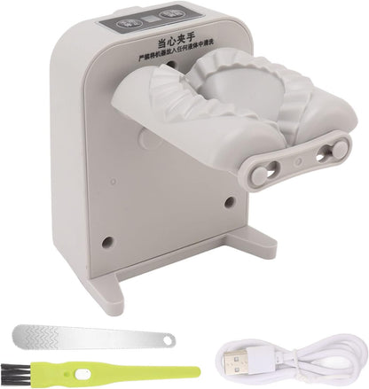 Dumpling Maker Press, Household Automatic Dumpling Maker Mould with Spoon and Brush for Home Kitchen Restaurant, Quick Dumpling Empanadas Pierogi Maker Tools for Wrapper Dough Pie