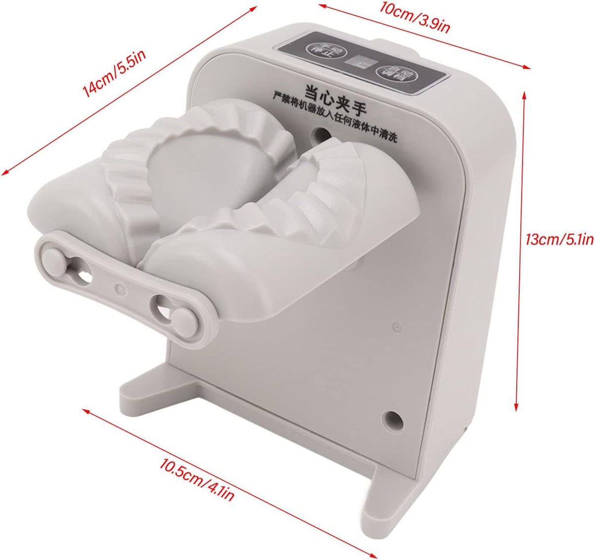 Dumpling Maker Press, Household Automatic Dumpling Maker Mould with Spoon and Brush for Home Kitchen Restaurant, Quick Dumpling Empanadas Pierogi Maker Tools for Wrapper Dough Pie