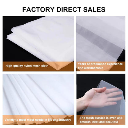 Nylon Mesh Fabric, Fine Filter Screen (1m x 1m) (200 mesh)