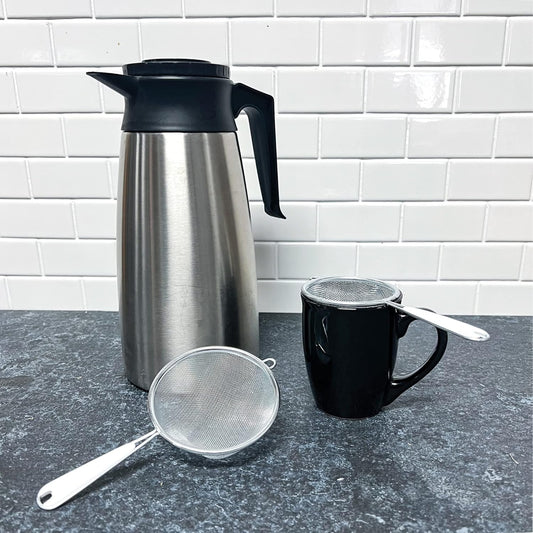 Basic Mesh Strainer, 3 and 4 Inch, 2 Piece Set, Stainless Steel