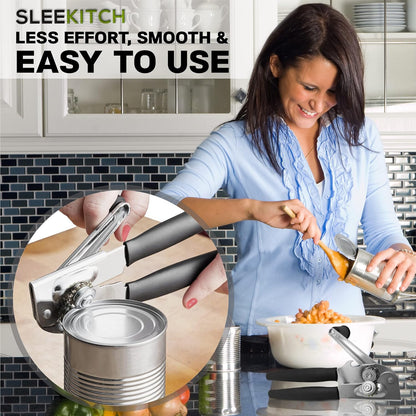 Commercial Heavy Duty Manual Can Opener with Hand Crank