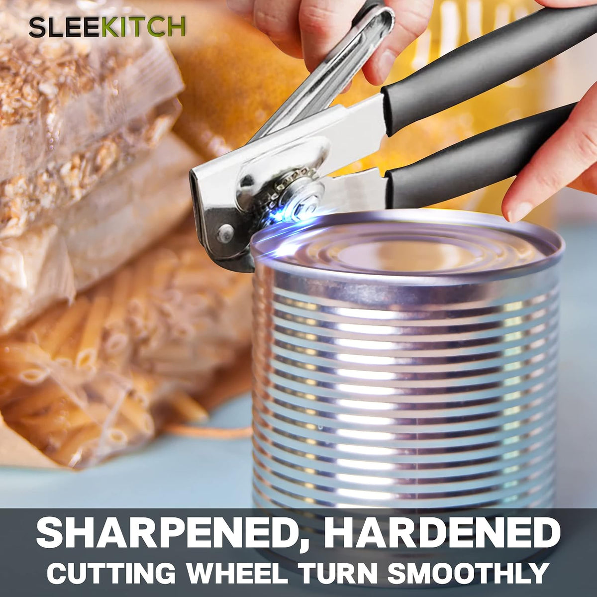 Commercial Heavy Duty Manual Can Opener with Hand Crank