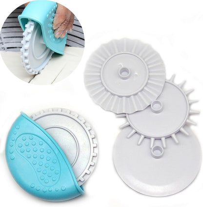 Pastry Cutter Wheels, 4PCS Plastic Home Cake Biscuits Roller Pastry Cutter Wheel Dough Lattice Decorative Kitchen DIY Baking Tool