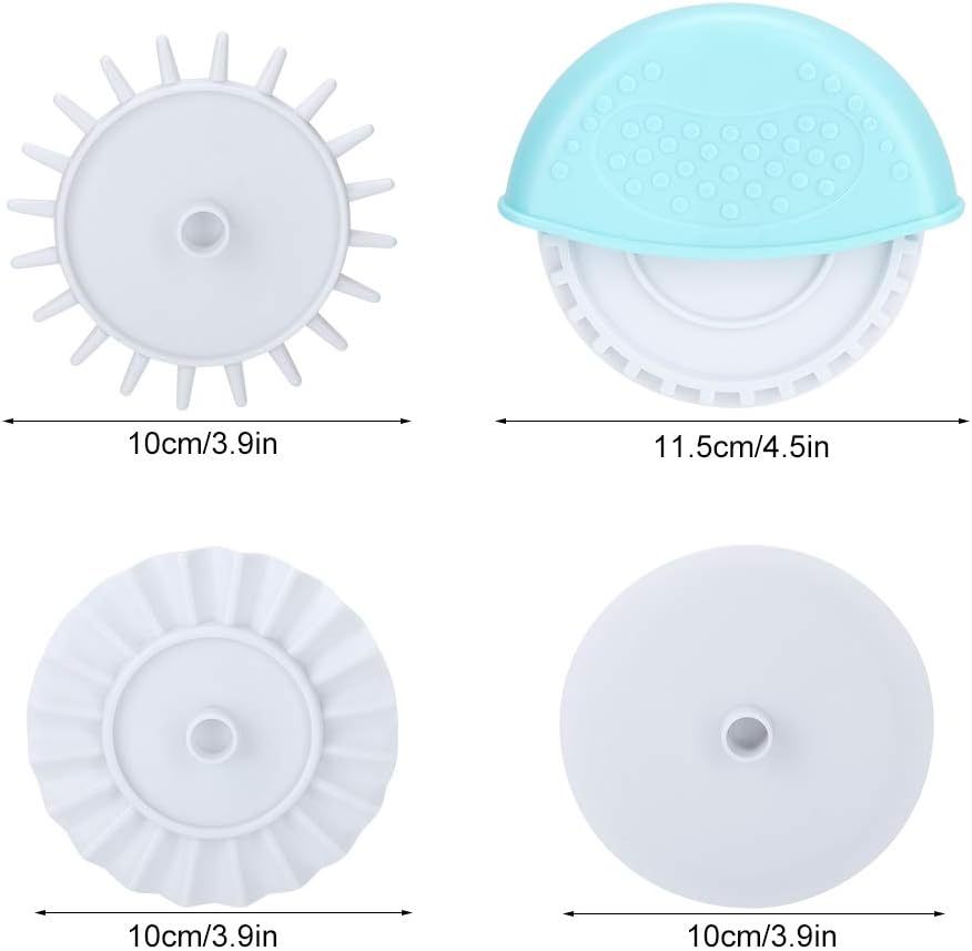 Pastry Cutter Wheels, 4PCS Plastic Home Cake Biscuits Roller Pastry Cutter Wheel Dough Lattice Decorative Kitchen DIY Baking Tool
