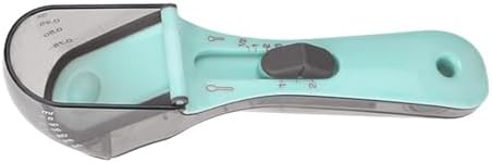 Pet Food Measuring Spoon, Adjustable Pet Food Measuring Cup with Control for Cats