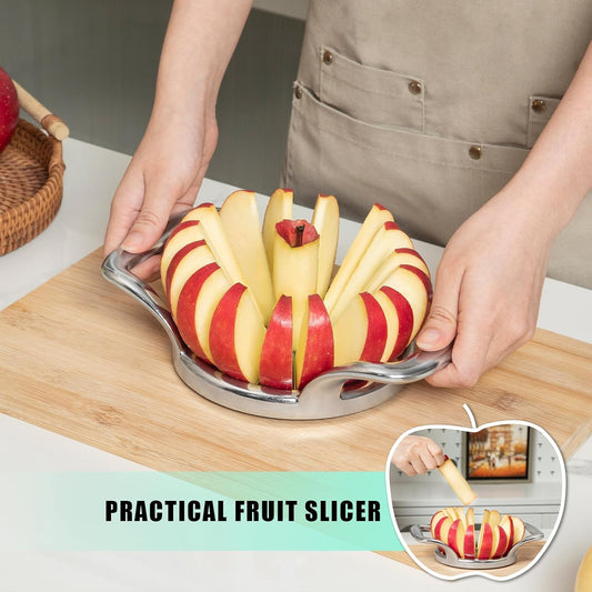 5.5 Inch Extra Large 16-Slice Apple Corer, Heavy Duty Divider Wedger Cutter