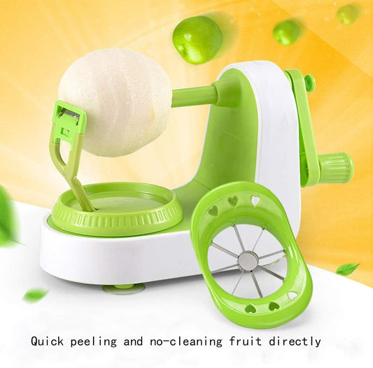 Apple peeler, Apple Peeler Slicer,multi-function fruit peeler, vegetable, fruit peeler, pear potato slice movement, peeling machine fast manual setting with 8 blade slicer pear peelerAdd a splitter