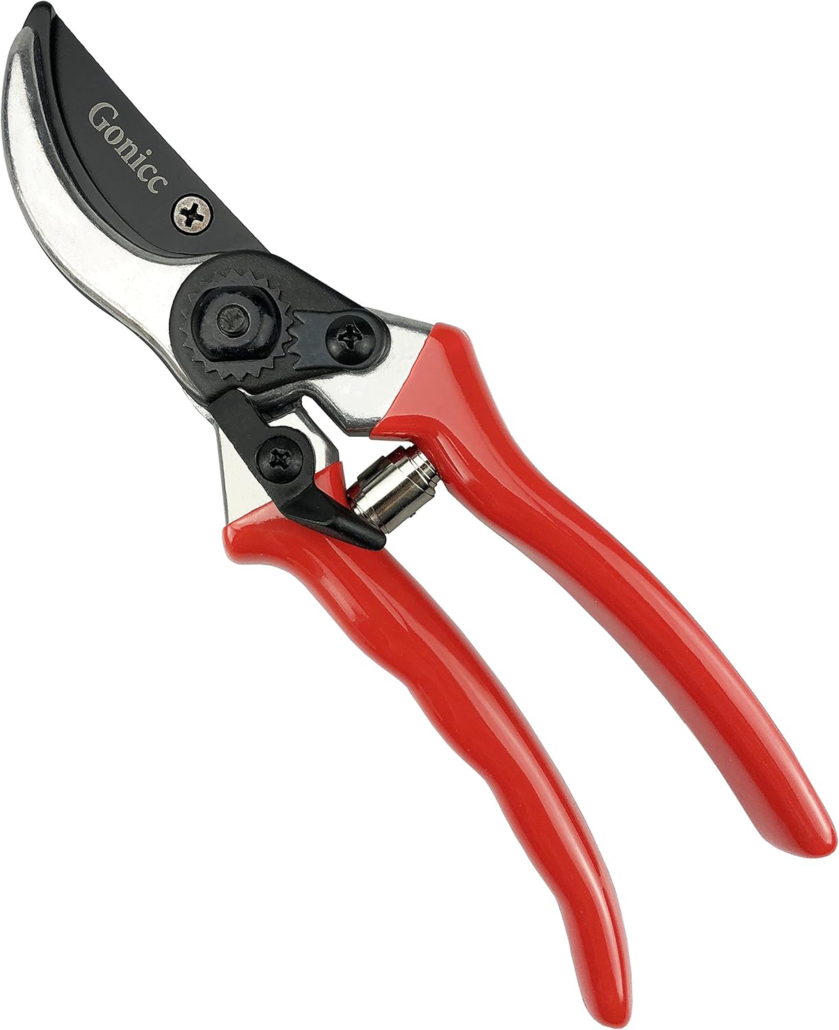8" Professional Premium Bypass Titanium Pruning Shears(GPPS-1003) | Titanium coated SK5 steel blade, Ergonomic non-slip handle, Sap groove anti-stick design, Cuts up to 3/4" branches