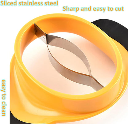 Mango Peeler Mango Slicer Peeler and Pit Remover Tool Mango Splitter Fruit Slicer Cutter Pitter Non-Slip Silicon Ergonomic Handles