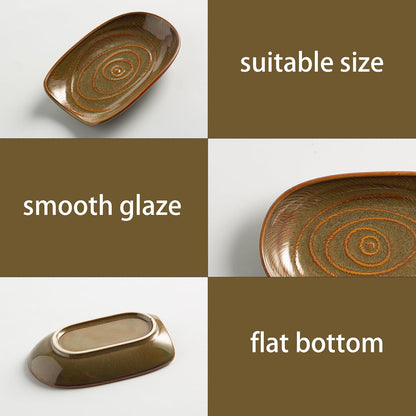 Ceramic Spoon Rest for Stove Top, Spoon Holder for Kitchen Counter | Works as a coffee spoon rest and utensil rest for ladles, spatulas and stirrers, fitting daily use and housewarming gifts.