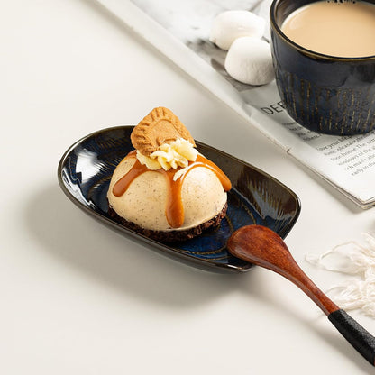Ceramic Spoon Rest for Stove Top, Spoon Holder for Kitchen Counter | Works as a coffee spoon rest and utensil rest for ladles, spatulas and stirrers, fitting daily use and housewarming gifts.