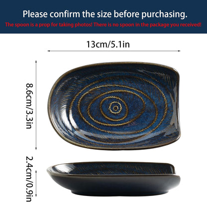 Ceramic Spoon Rest for Stove Top, Spoon Holder for Kitchen Counter | Works as a coffee spoon rest and utensil rest for ladles, spatulas and stirrers, fitting daily use and housewarming gifts.
