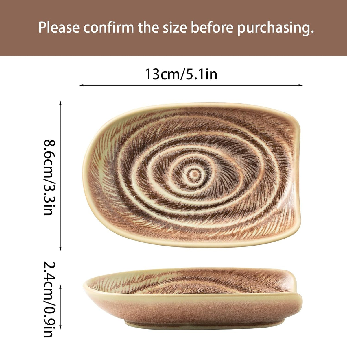 Ceramic Spoon Rest for Stove Top, Spoon Holder for Kitchen Counter | Works as a coffee spoon rest and utensil rest for ladles, spatulas and stirrers, fitting daily use and housewarming gifts.
