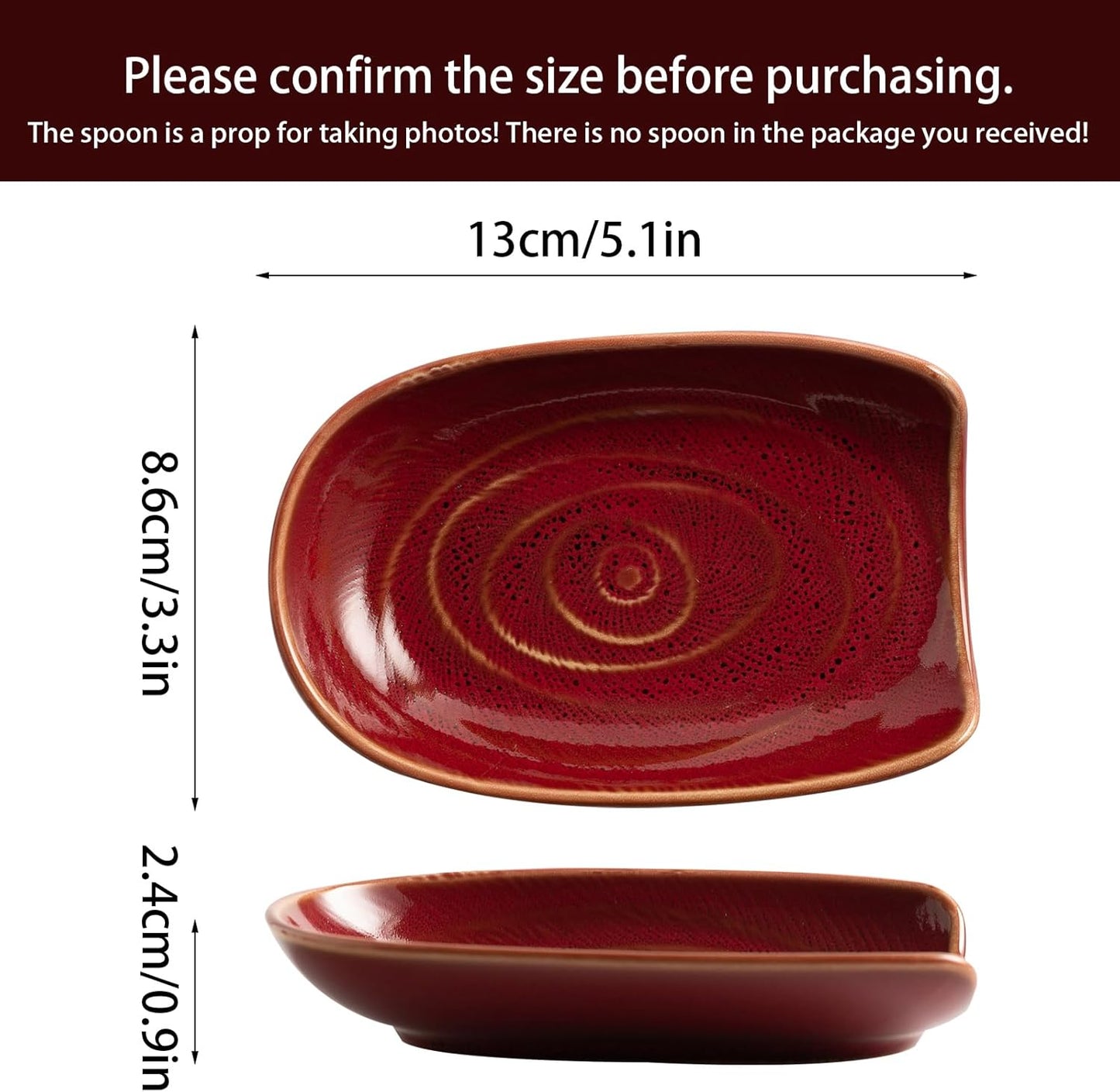 Ceramic Spoon Rest for Stove Top, Spoon Holder for Kitchen Counter | Works as a coffee spoon rest and utensil rest for ladles, spatulas and stirrers, fitting daily use and housewarming gifts.