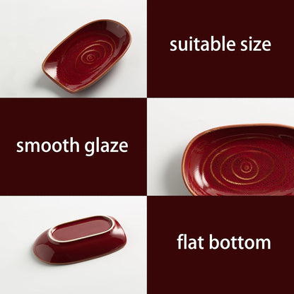 Ceramic Spoon Rest for Stove Top, Spoon Holder for Kitchen Counter | Works as a coffee spoon rest and utensil rest for ladles, spatulas and stirrers, fitting daily use and housewarming gifts.
