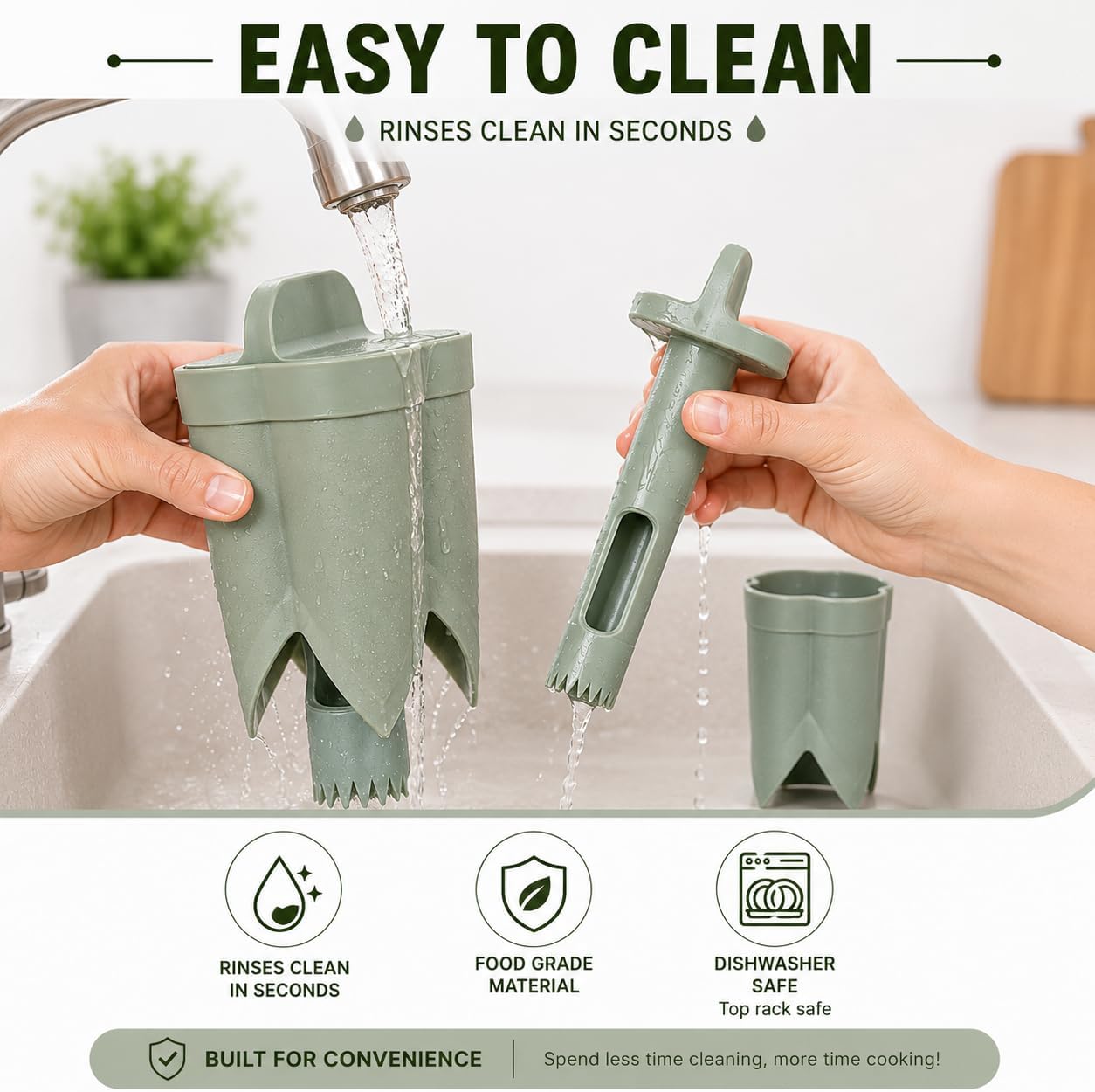 Jalapeno Corer Tool, 2-in-1 Pepper Corer & Jalapeno Seed Remover, Pepper Deseeder for Jalapeno Poppers, Bell Peppers & Chili Peppers, Easy Kitchen Prep Tool